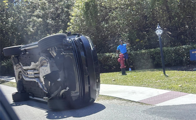 Tiger Woods arrested on suspicion of DUI after rollover crash, sheriff says